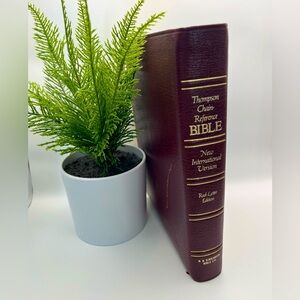 Thompson Chain-Reference Bible NIV Red-Letter Ed. Bonded Leather indexed 1984